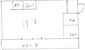 熊本市中央区黒髪2丁目　一棟マンションの間取り