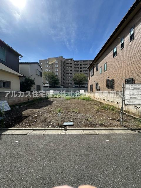 練馬区石神井台7丁目　新築一戸建　西武新宿線　武蔵関の前面道路含む現地写真|北側道路からの現地