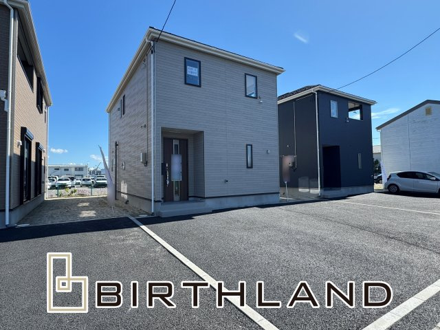 新築戸建・新築建売　郡山市字賀庄【制震・耐震】桜小・郡山三中の外観|＜2号棟＞再販致しました！