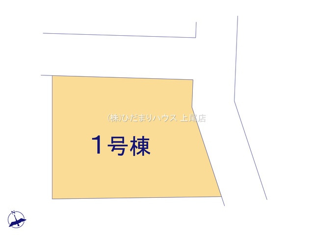 上尾市藤波　新築戸建　グラファーレ01の区画図
