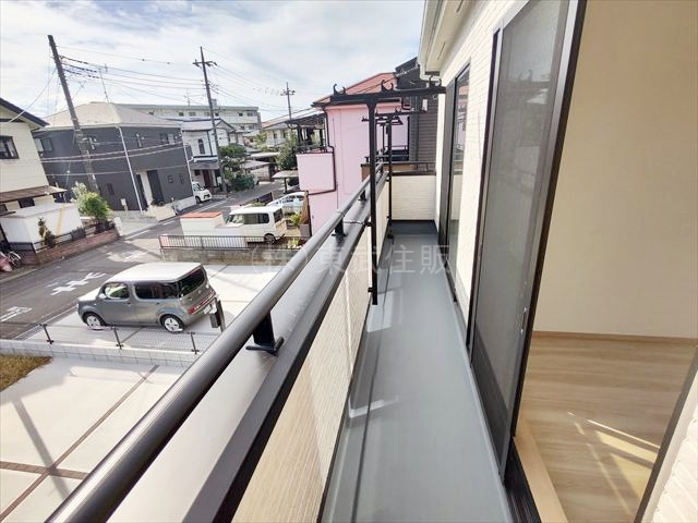 【バルコニー】 | 坂戸市溝端町　全2棟　B号棟 | 風通しの良いバルコニーです