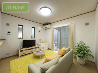 【居間・リビング】 | リフォーム〇　水回り集中設計　千葉市稲毛区山王町　中古戸建 | 販売現地