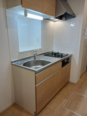 【キッチン】 | セントラルレジデンスＳ | コンパクトなキッチンで掃除もラクラク