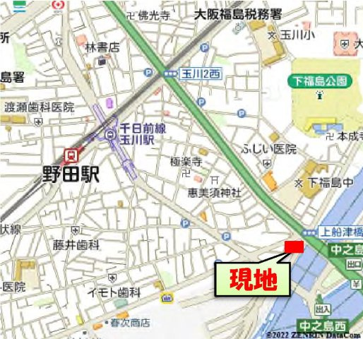 セレニテ福島アリアの地図