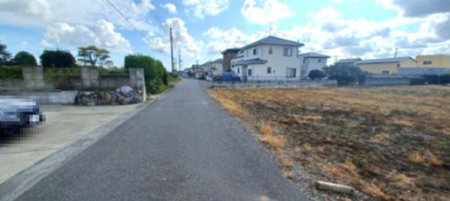 【前面道路含む現地写真】 | 深谷市田中　650万　土地