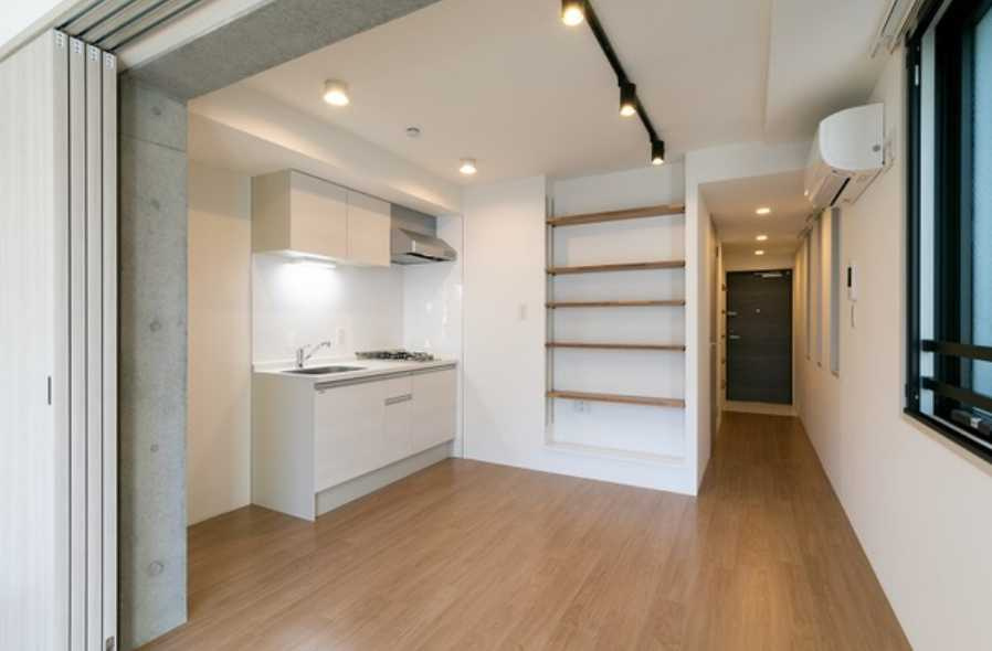 SOU三軒茶屋　築浅　デザイナーズ　角部屋の居間・リビング