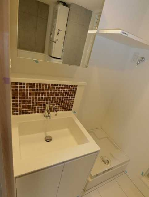 SOU三軒茶屋　築浅　デザイナーズ　角部屋の洗面所