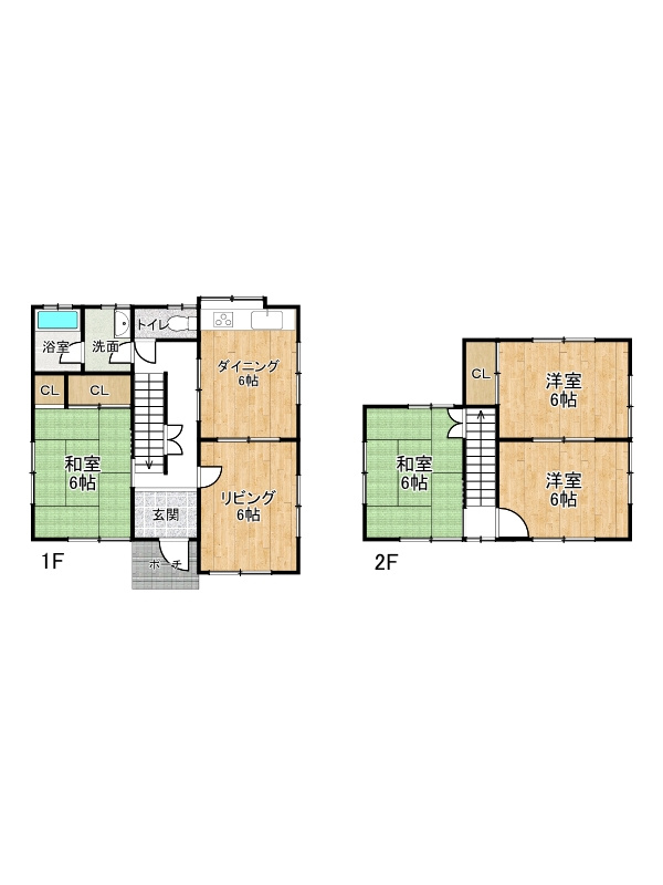 揖保郡太子町東南/中古戸建の間取り