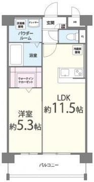 エスペランサ久留米駅前【10,000円キャッシュバック対象物件】の間取り