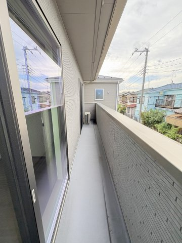 三郷市彦成2丁目　中古戸建のバルコニー|北向きのバルコニー