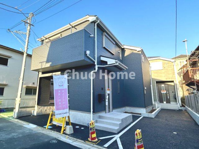 【外観】 | 江戸川区大杉1丁目新築分譲住宅 | 太陽光発電システム搭載住宅です。