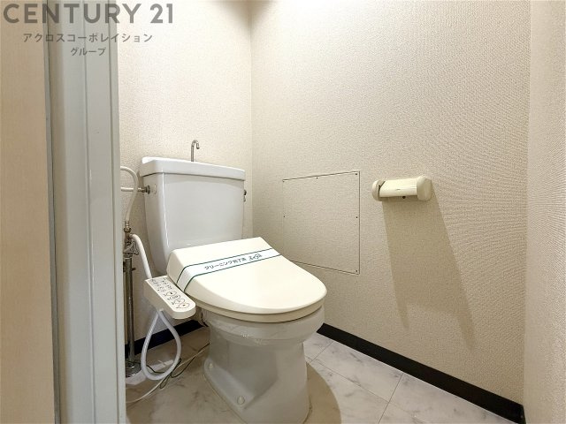 温水洗浄便座付です！