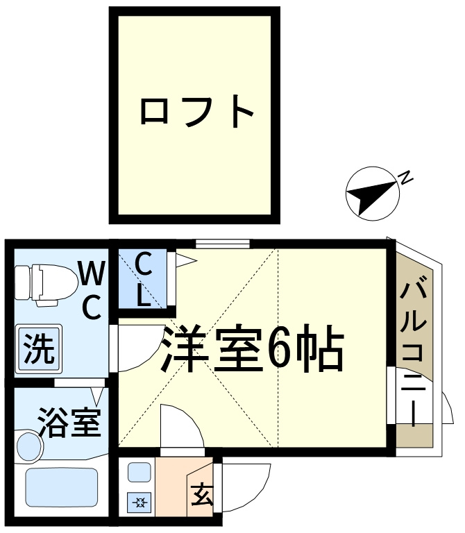 ＭａｙＳｉｘ新小岩の間取り