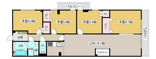 【間取り】 | イトーピア甲陽園
