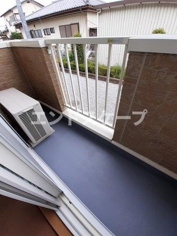 ラジェルⅡのバルコニー|高崎、前橋のお部屋探しはエンドスケープまで！お客様の理想お聞かせ下さい♪