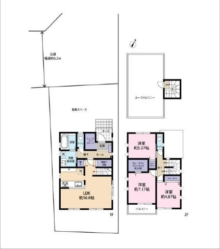 【間取り】 | 川越市大袋新田 | ３LDK