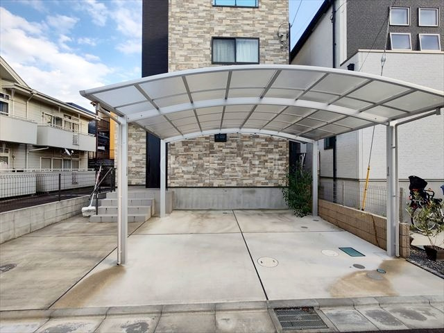 【駐車場】 | 川越市大袋新田 | カーポート２台可能です