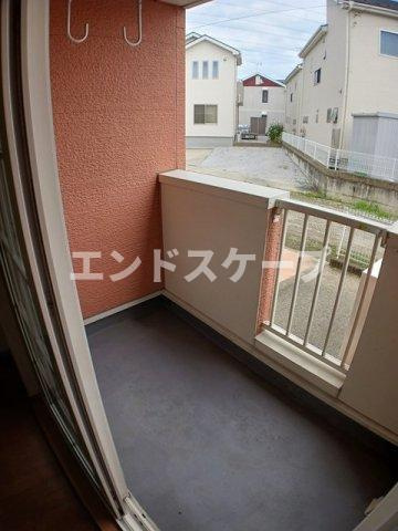 アウローラＡのバルコニー|高崎、前橋のお部屋探しはエンドスケープまで！お客様の理想お聞かせ下さい♪