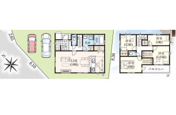 白岡市白岡6期　新築一戸建て　01