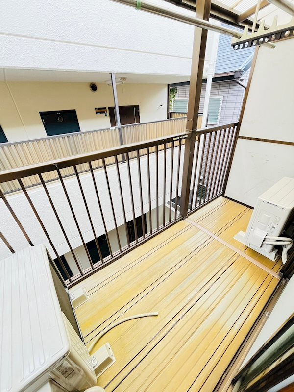 ジョイハイツ六甲のバルコニー