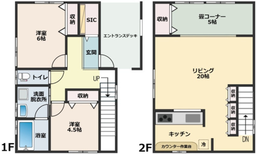 安芸区中野東６丁目の間取り