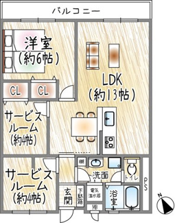 【間取り】 | 宝塚パインクレスト | 間取り