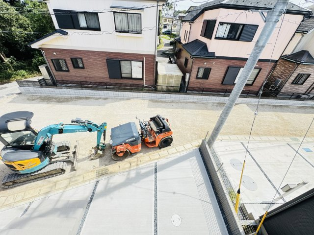 柏市花野井新築戸建（花野井13期）の展望|バルコニーより道路側