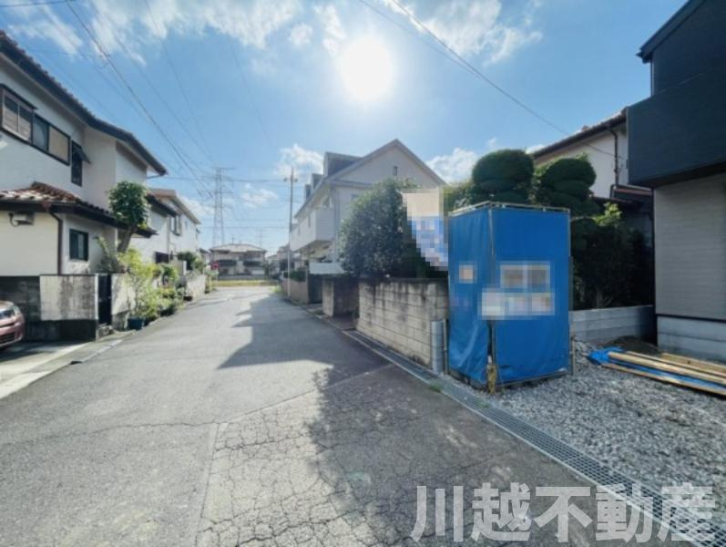 Livelie Garden.S 鶴ヶ島富士見第二 全２棟　１号棟の前面道路含む現地写真|前面道路含む現地写真です