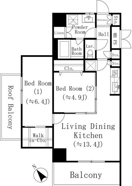 堀之内マンションの間取り|☆スペシャリストなプロ賃貸師が接客対応させていただきます☆