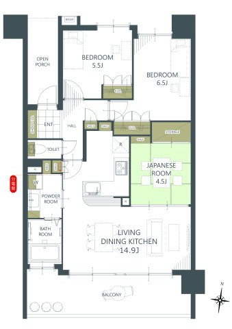 【間取り】ファミリアーレ荒子川公園 