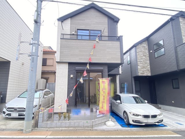 『八王子市新築戸建て』八王子市子安町3-21-13【仲介手数料無料】　１期の前面道路含む現地写真|～仲介手数料無料☆八王子ひなた不動産～　八王子市子安町　新築戸建て