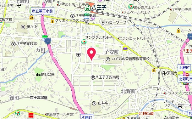 祝　成約済み　八王子市　子安町　新築戸建て　１期の地図|～仲介手数料無料☆八王子ひなた不動産～　八王子市子安町　新築戸建て