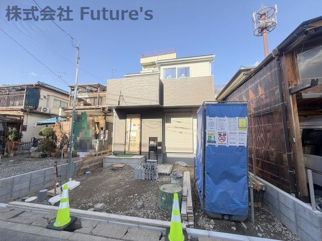 三郷市彦川戸1丁目　新築戸建　全1棟の外観|現地の写真になります。