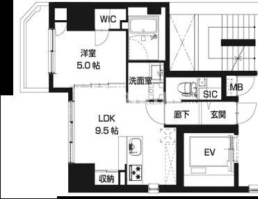 La CASA上汐の間取り