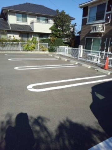 グリーン　リーブスの駐車場