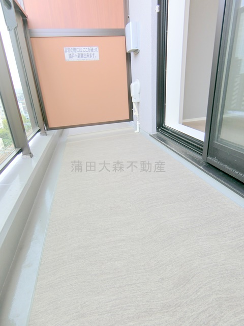 ザ・パークハビオ大森山王のバルコニー|寝室側