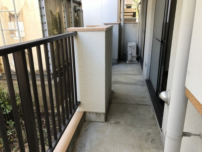 ベルメゾンのバルコニー