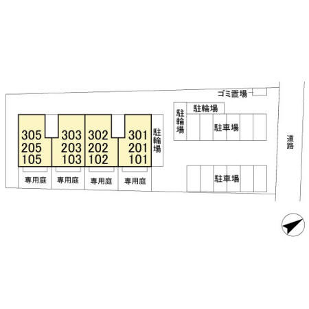 アプリシエイトの区画図