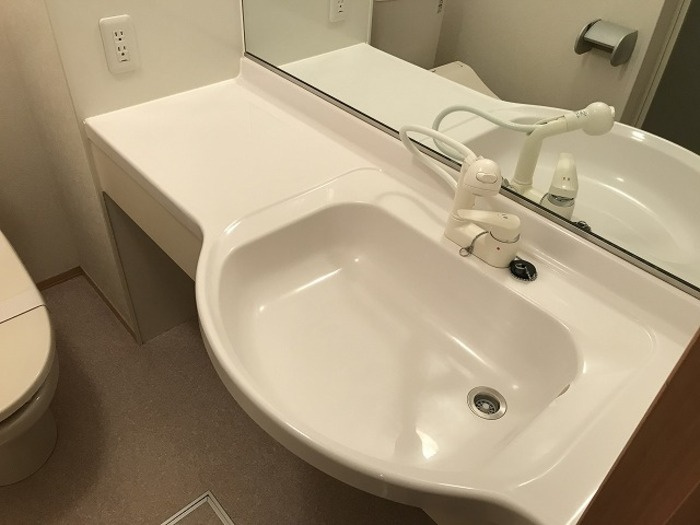 RYM壱番館の独立洗面台|パウダールーム 洗髪洗面化粧台あり