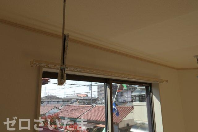 《仲介手数料無料》南区大字広ヶ谷戸238-10新築一戸建てグランパティオのランドリースペース|室内で洗濯物が干せます