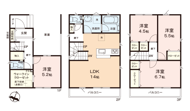 富士見市水谷東３丁目の新築一戸建