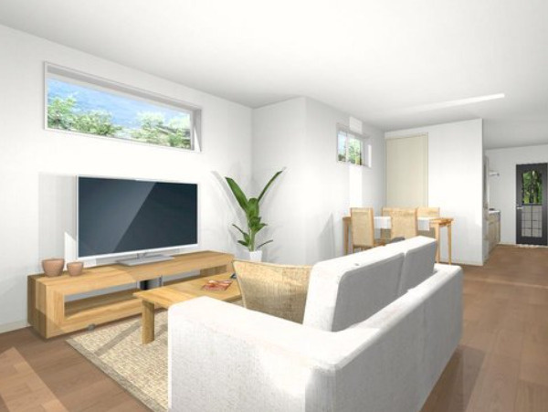 川西町　新築戸建の完成予想図