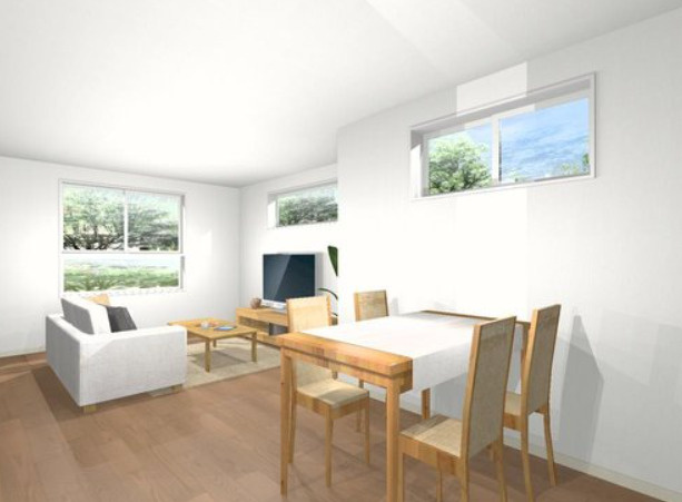 川西町　新築戸建の完成予想図