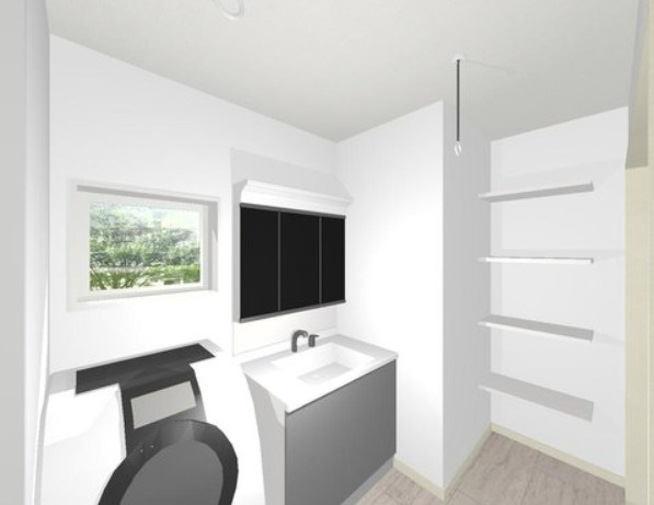 川西町　新築戸建の完成予想図