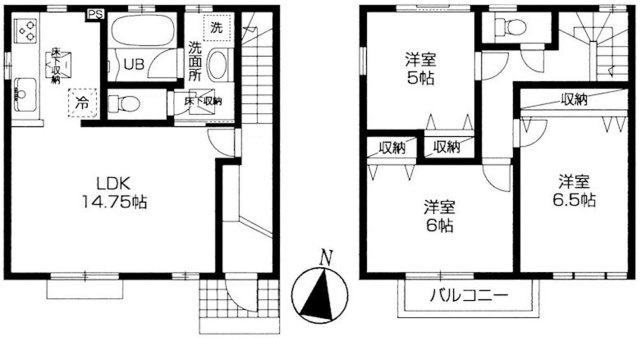 シュクラ新秋津の間取り