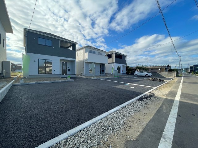 新築戸建・新築建売　柴田町船岡字上大原【耐震+制震】東船岡小・船岡中の前面道路含む現地写真