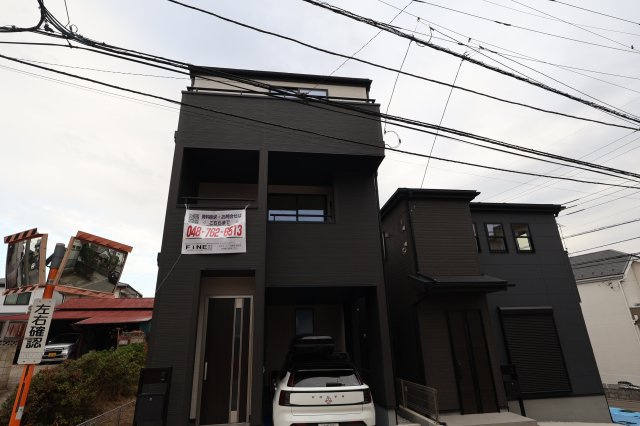 《仲介手数料無料》南区大字大谷口2538-2(1号棟)新築一戸建てリーブルガーデンの外観|撮影日 2025年11月27日 14:30 曇り