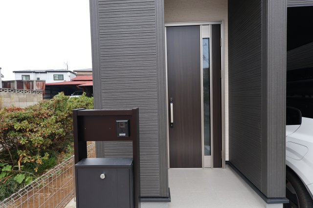 《仲介手数料無料》南区大字大谷口2538-2(1号棟)新築一戸建てリーブルガーデンの外観|撮影日 2025年11月27日 14:30 曇り