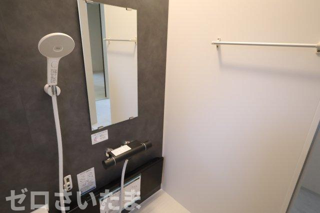 《仲介手数料無料》南区大字大谷口2538-2新築一戸建てリーブルガーデンの浴室|撮影日 2025年11月27日 14:30 曇り