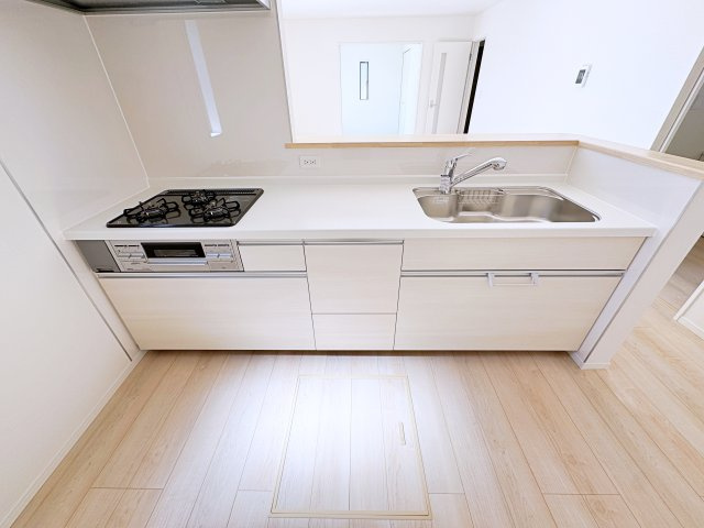 新築戸建・新築建売　郡山市字賀庄【制震・耐震】桜小・郡山三中のキッチン